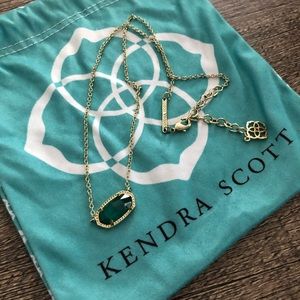 Green Kendra Scott necklace